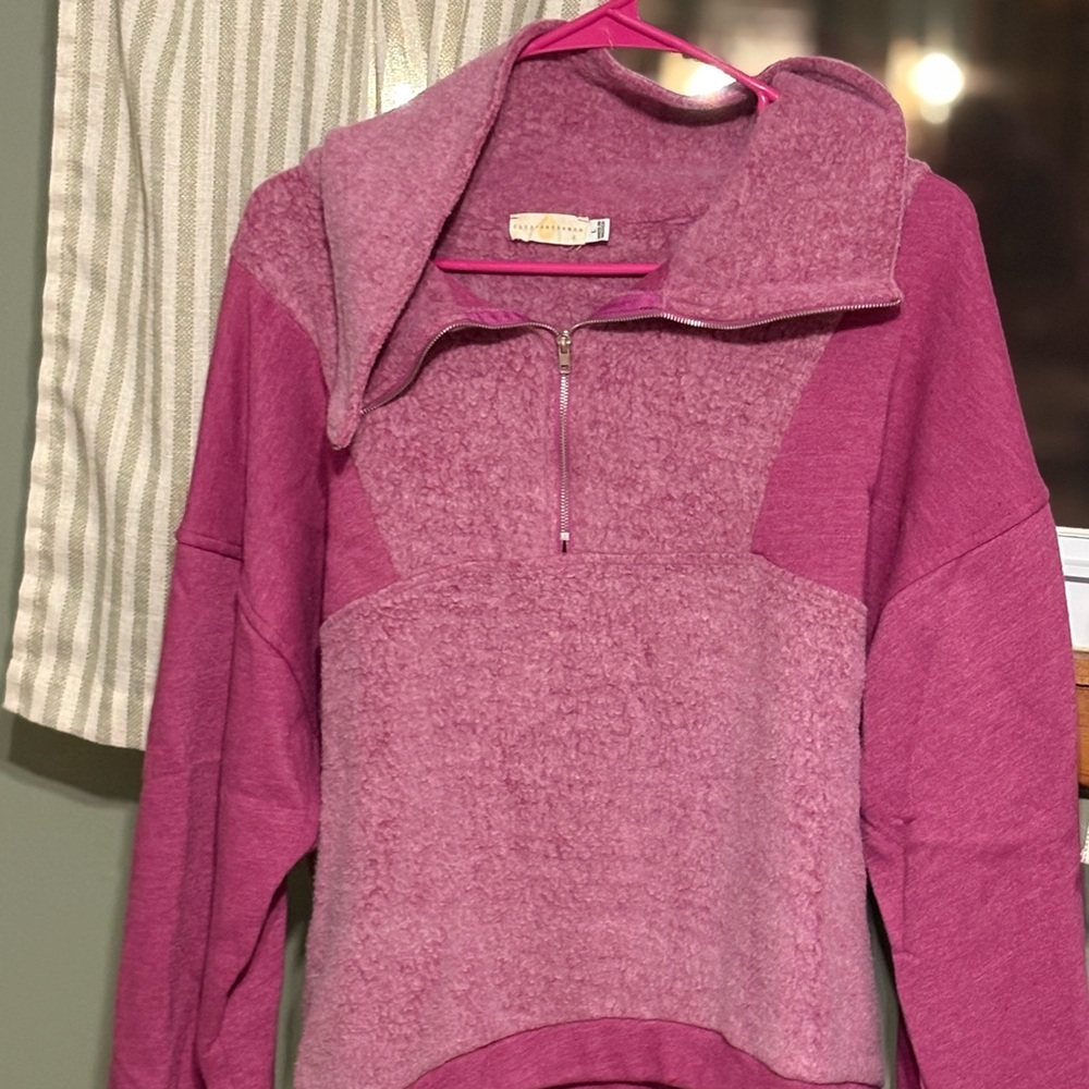 Purple Quarter-Zip Pullover